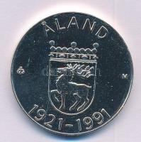 Finnország 1991. 100M Ag Aland T:P Finland 1991. 100 Markkaa Ag Aland C:P Krause KM#70