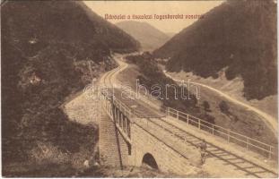 1907 Tiszolc, Tisovec; Fogaskerekű vasút hídja / industrial cogwheel railway bridge  (Rb)