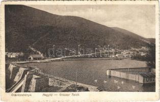 Oravicabánya, Oravica, Oravicza, Oravita; Nagy tó, uszoda / lake, swimming pool (EB)