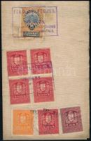 1929 Bp., Astoria Szálló Rt. hall és kávéház átépítésének tervrajza, vászonra kasírozva, 39×31 cm