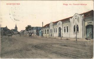 1914 Nagyenyed, Aiud; Magy. kir. csendőrlaktanya. Lázár Adolf utóda kiadása / gendarme barracks (EK)