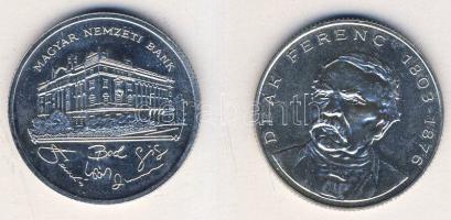 1992-94. 200Ft Ag (2x) "MNB" + "Deák" T:2