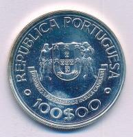 Portugália 1989. 100Esc Ag "Kanári-szigetek felfedezése" T:1,1-
Portugal 1989. 100 Escudo...