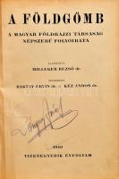 1941 A Földgömb. Magyar Földrajzi Társaság népszerű folyóirata. XI. évf. 1-12. sz. Szerk.: Dr. Bakta...
