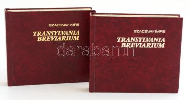 Szacsvay Imre: Transilvania Breviarium I-II. minikönyv Kiadói nyl kötésben