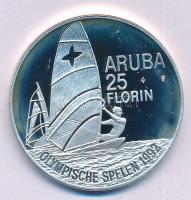 Aruba 1992. 25Fl Ag Olimpiai Játékok 1992 T:PP Aruba 1992. 25 Florin Ag Olympics 1992 C:PP Krause KM#10