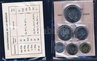 Spanyolország 1980. 50c-100P 6klf db, "Labdarúgó VB" szettben T:1