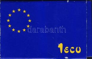 Spanyolország 1989. 1Ecu Ag "Európa" dekoratív díszkiadásban T:PL Tanúsítvánnyal!