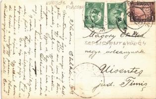 1931 Sepsiszentgyörgy, Sfantu Gheorghe; piac a törvényszék előtt, korsós árusok / market in front of...