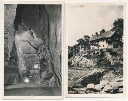 Budapest III. Pálvölgyi cseppkőbarlang - 4 db képeslap / 4 postcards