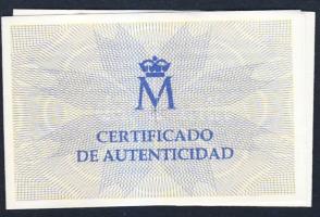 Spanyolország 1989. 1Ecu Ag "Európa" dekoratív díszkiadásban T:PL Tanúsítvánnyal!