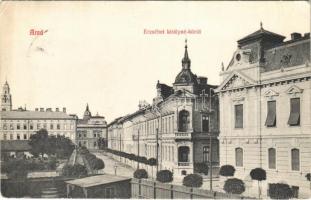 1909 Arad, Erzsébet királyné körút / street (EK)