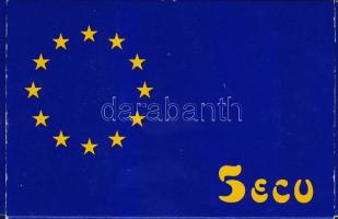 Spanyolország 1989. 5Ecu Ag "V.Károly" dekoratív díszkiadásban T:PL Tanúsítvánnyal!