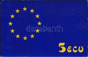 Spanyolország 1989. 5Ecu Ag "V.Károly" dekoratív díszkiadásban T:PL Tanúsítvánnyal!