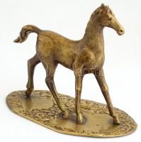 Bronz ló szobor azonosítatlan jelzéssel 19x18 cm