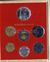 Vatikán 1983. 10L-1000L 7klf db, szettben T:1