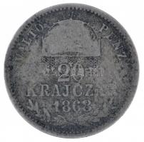 1868GYF 20kr Ag "Váltó Pénz" T:3 patina R!
Hungary 1868GYF 20 Kreuzer Ag "Váltó Pénz...