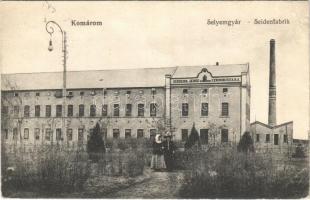 Komárom, Komárnó; Selyemgyár, Fiedler János lenfonógyára / Seidenfabrik / silk and linen factory (EK)
