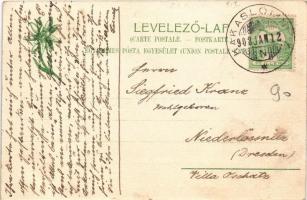 1908 Kakaslomnic, Nagylomnic, Velká Lomnica; Evangélikus templom és iskola. Feitzinger Ede 683. Ps. ...