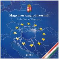 2004. 1Ft-100Ft (7xklf) forgalmi sor szettben + 2004. 50Ft Magyarország az EU tagja T:PP  Adamo FO38