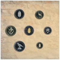 2005. 1Ft-100Ft (7xklf) forgalmi sor szettben + 2005. 10Ft "József Attila" T:PP Adamo FO39