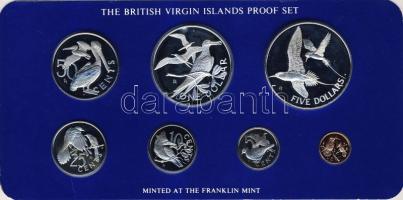 Brit Virgin-szigetek 1982. 1c-5$ 7klf db, szettben, benne 2db Ag T:PP R! Tanúsívánnyal!