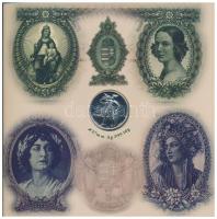 2007. 1Ft-100Ft (8xklf) "Berán Lajos és a pengő" forgalmi sor, benne "Berán Lajos és ...