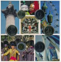 2012. 5Ft-200Ft (6xklf) forgalmi sor szettben, benne 2012. 3000Ft Ag "XXX. Nyári Olimpiai Játék...