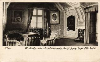 Tihany IV Károly lakószobája