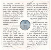 2011. 5Ft-200Ft (6xklf) forgalmi sor szettben + 3000Ft Ag "Az Európai Unió Tanácsának magyar el...