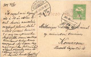 1908 Máramarossziget, Sighetu Marmatiei; Fő tér, templom / main square, church (EK)