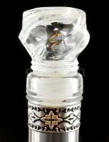 Exkluzív vadász italos készlet 6 pohár, egy üveg, fém vadász és vaddisznó rátétekkel. Nem használt, ...