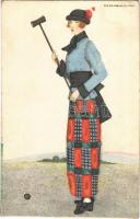 Croquet lady. B.K.W.I. 187-6. s: Mela Koehler