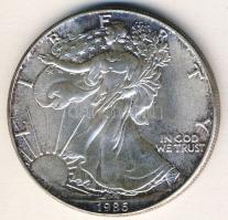 USA 1986. 1$ Ag "Liberty" T:1 Díszdobozban, tanúsítvánnyal!