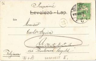 1908 Budapest II. Máriaremete, feljárat a barlanghoz (EK)