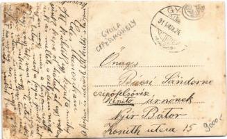 1914 Gyula, cipészműhely, nők varrógépekkel. photo (EB)