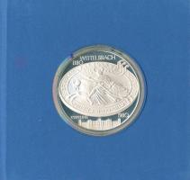 NSZK 1980. "Wittelsbach-Bajorország" Ag emlékérem 40g, díszkiadásban T:PP Díszdobozban, tanúsítvánnyal!