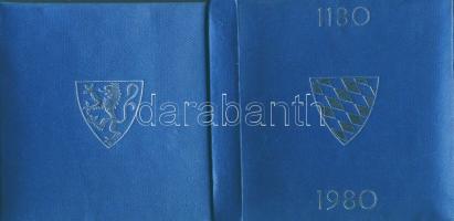 NSZK 1980. "Wittelsbach-Bajorország" Ag emlékérem 40g, díszkiadásban T:PP Díszdobozban, ta...