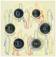 2011. 5Ft-200Ft (6xklf) "Az Európai Unió Tanácsának magyar elnöksége" forgalmi sor szettbe...