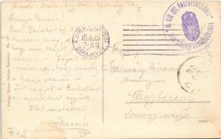 1915 Bosnische Bauern / Bosanski seljaci / Bosnian folklore, peasants with sheep + "M. kir. 17/...