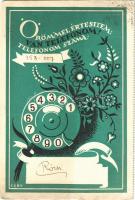 1940 Örömmel értesítem: van telefonom! Értesítem, hogy távbeszélőállomást szereltettem fel / Hungarian telephone advertising card s: Fery (EK)