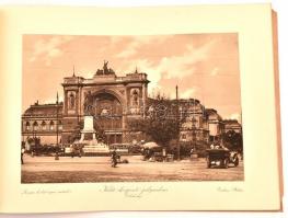 cca 1920 Bp, budapesti album nevezetességekről, közte: Magyar királyi Opera, Erzsébet híd, Iparművés...