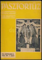 1943-1944 Pásztortűz 3 száma: XIX. évf. 9., 11. sz., XXX. évf. 1. sz. 1943. szept. 15., nov. 15., ja...