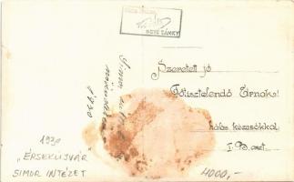 1930 Érsekújvár, Nové Zámky; Simor Intézet, tanulók csoportképe nővérekkel / group of students with ...