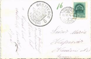 1940 Beszterce, Bistritz, Bistrita; leányok népviseletbe öltözve. Eredeti fotó / girls in folk costu...