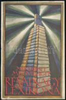 1927 Révai Nagy Lexikon ismertetője. Bp., 1927., Révai, 62 p. Illusztrált papírkötésben, a borítón kis szakadással.