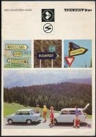 cca 1970 Trabant reklám prospektus