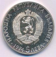 Bulgária 1974. 5L Ag "Alexander Stamboliiski halálának 50. évfordulója" T:1- (eredetileg P...