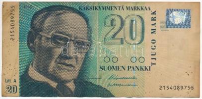 Finnország 1993. 20M T:III Finland 1993. 20 Markkaa C:F Krause P#122