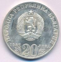 Bulgária 1987. 20L Ag "Vaszil Levszki" T:1- (eredetileg PP)
Bulgaria 1987. 20 Leva Ag &qu...